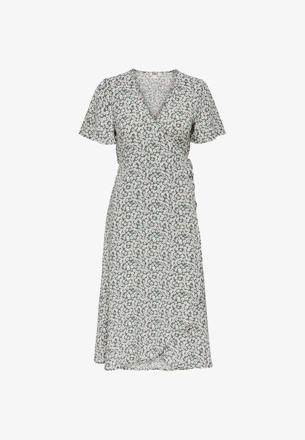 ONLY ONLLUCA Midi - Day dress - cloud dancer