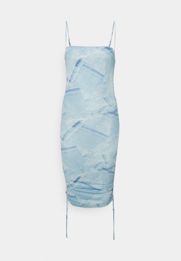 Good American RUCHED MINI DRESS