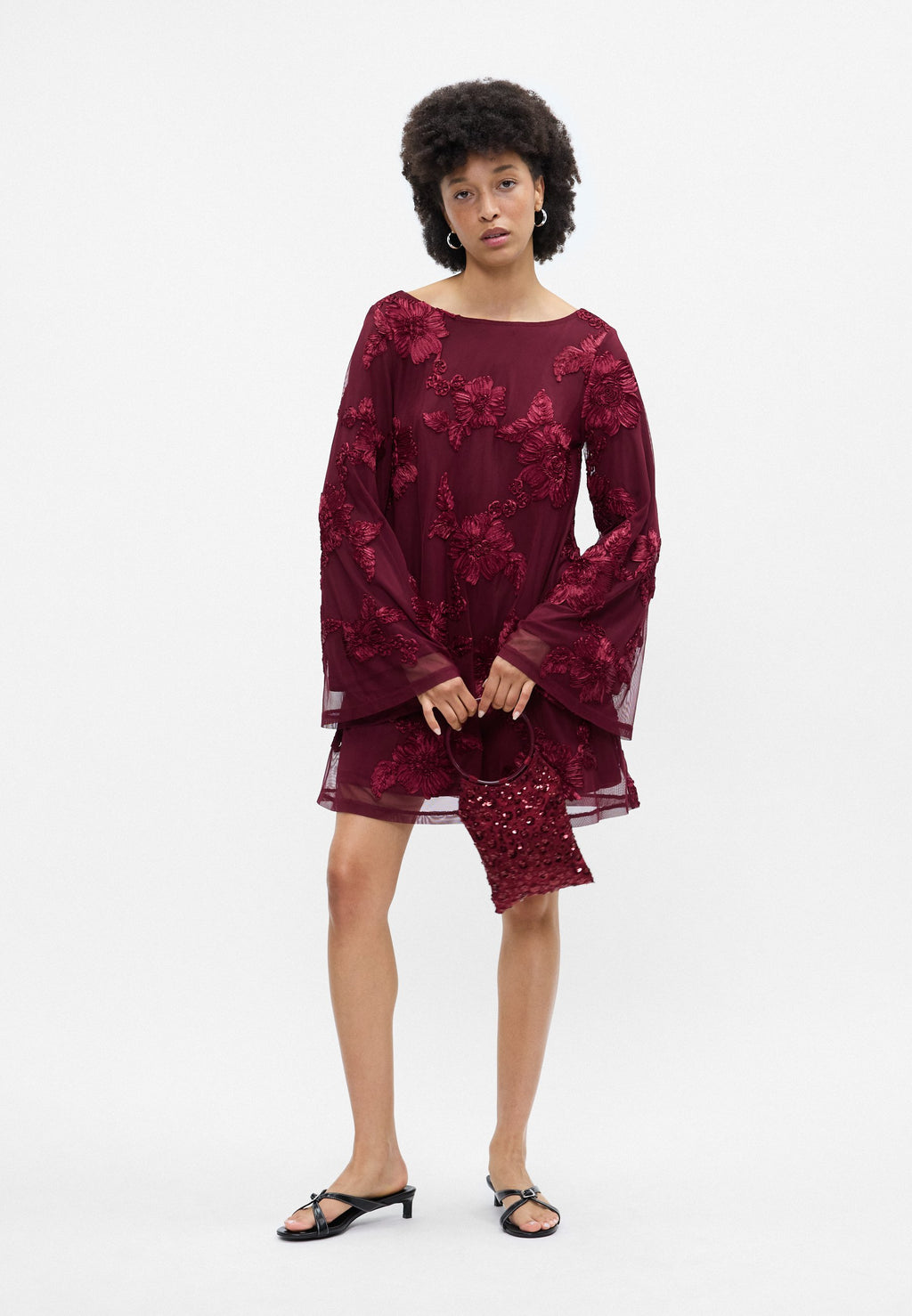 Gina Tricot WIDE FLOWY MINI DRESS