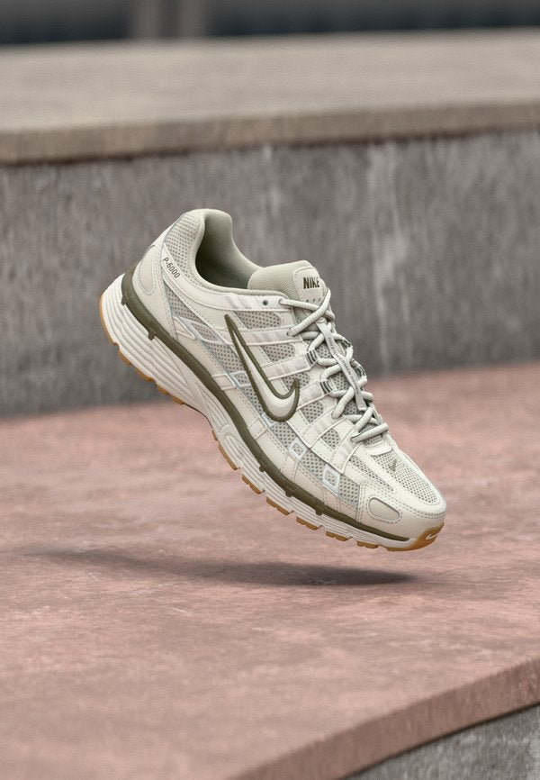 Nike Sportswear P 6000 - Trainers - light bone/sail/phantom/med olive/yellow