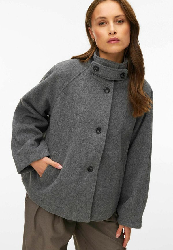 Vero Moda AWMAEVE - Light jacket - medium grey melange