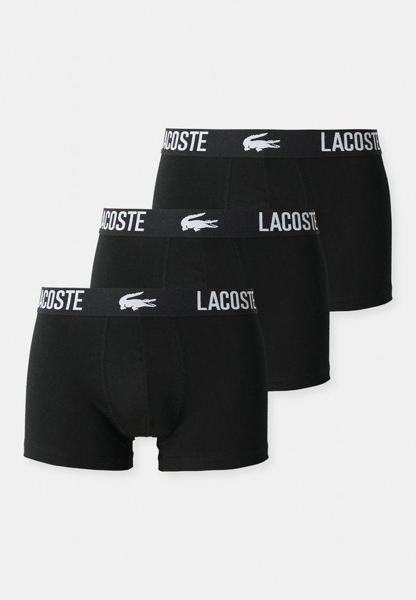 Lacoste COURTS 3 PACK - Trunks - black
