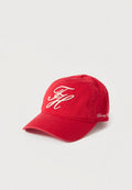 Tommy Hilfiger LOGO EMBROIDERY TWILL BASEBALL CAP - Cap - primary red