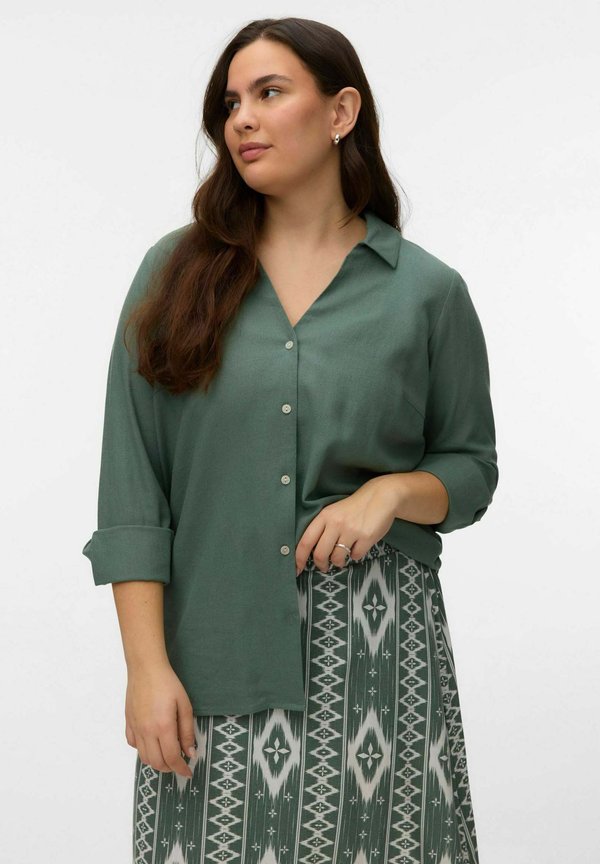 Vero Moda Curve VMCMYMILO - Button-down blouse - laurel wreath