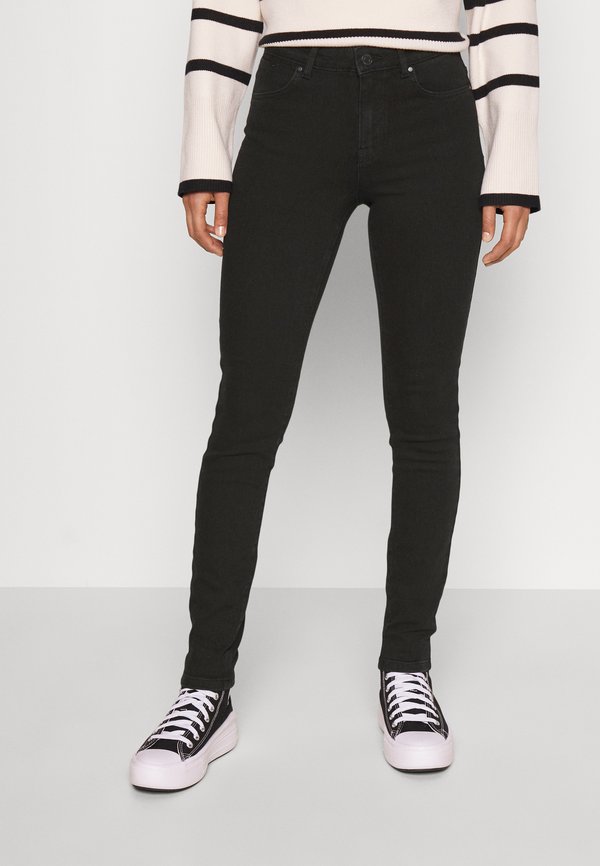 Vero Moda Slim fit VMJUNE Mid rise - Jeans Skinny Fit - black
