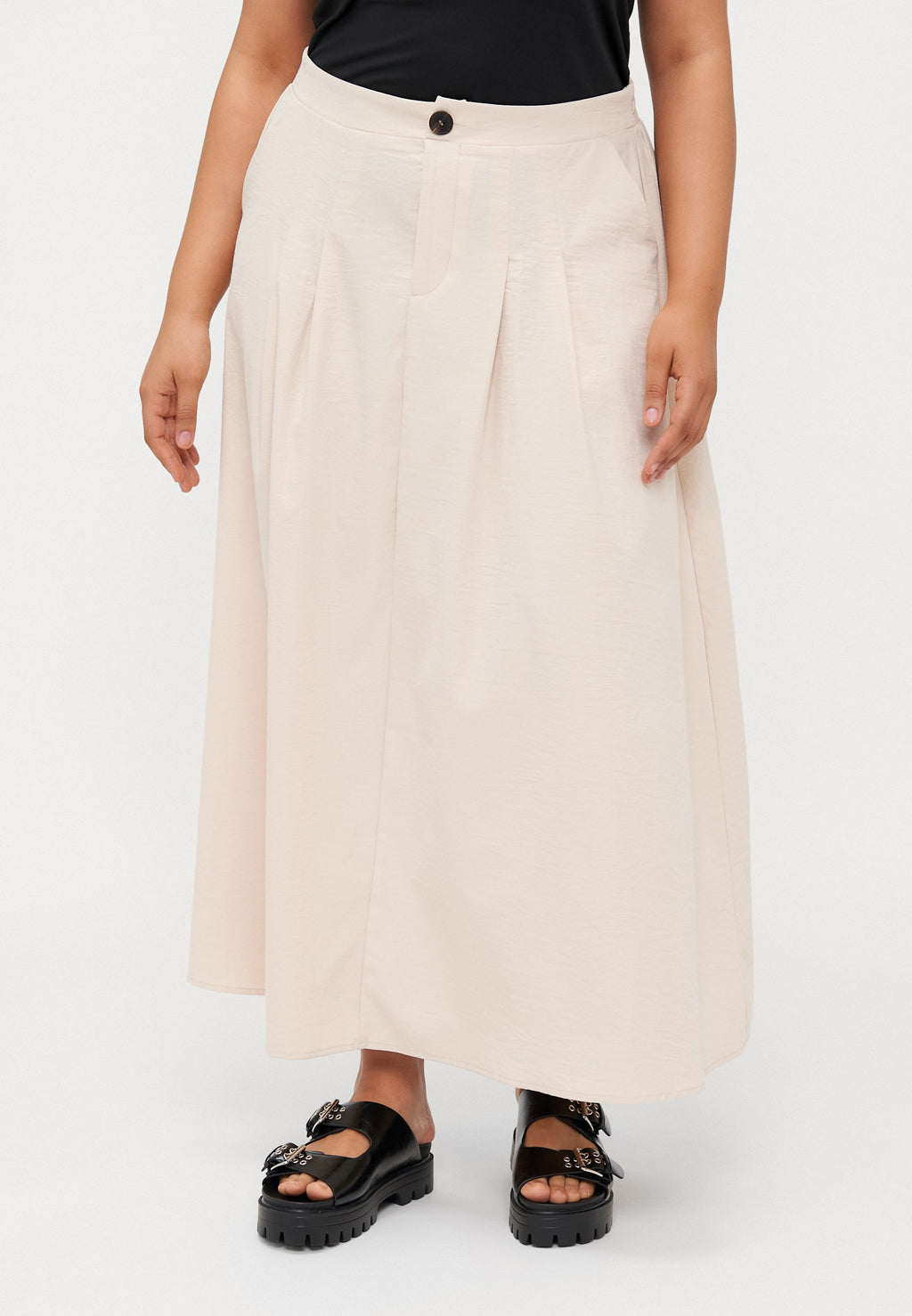 CARCALAZA LONG PLEAT SKIRT Media 3