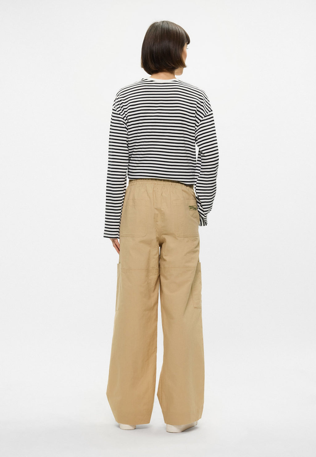 Scotch & Soda NOA HIGH RISE WIDE LEG RELAXED PULL ON PANTS