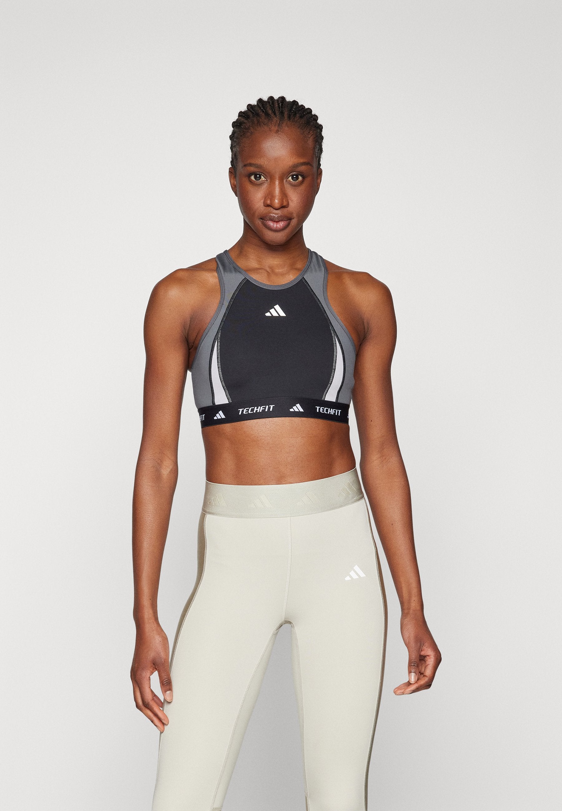 adidas Performance TECHFIT MEDIUM-SUPPORT HIGH-NECK COLORBLOCK