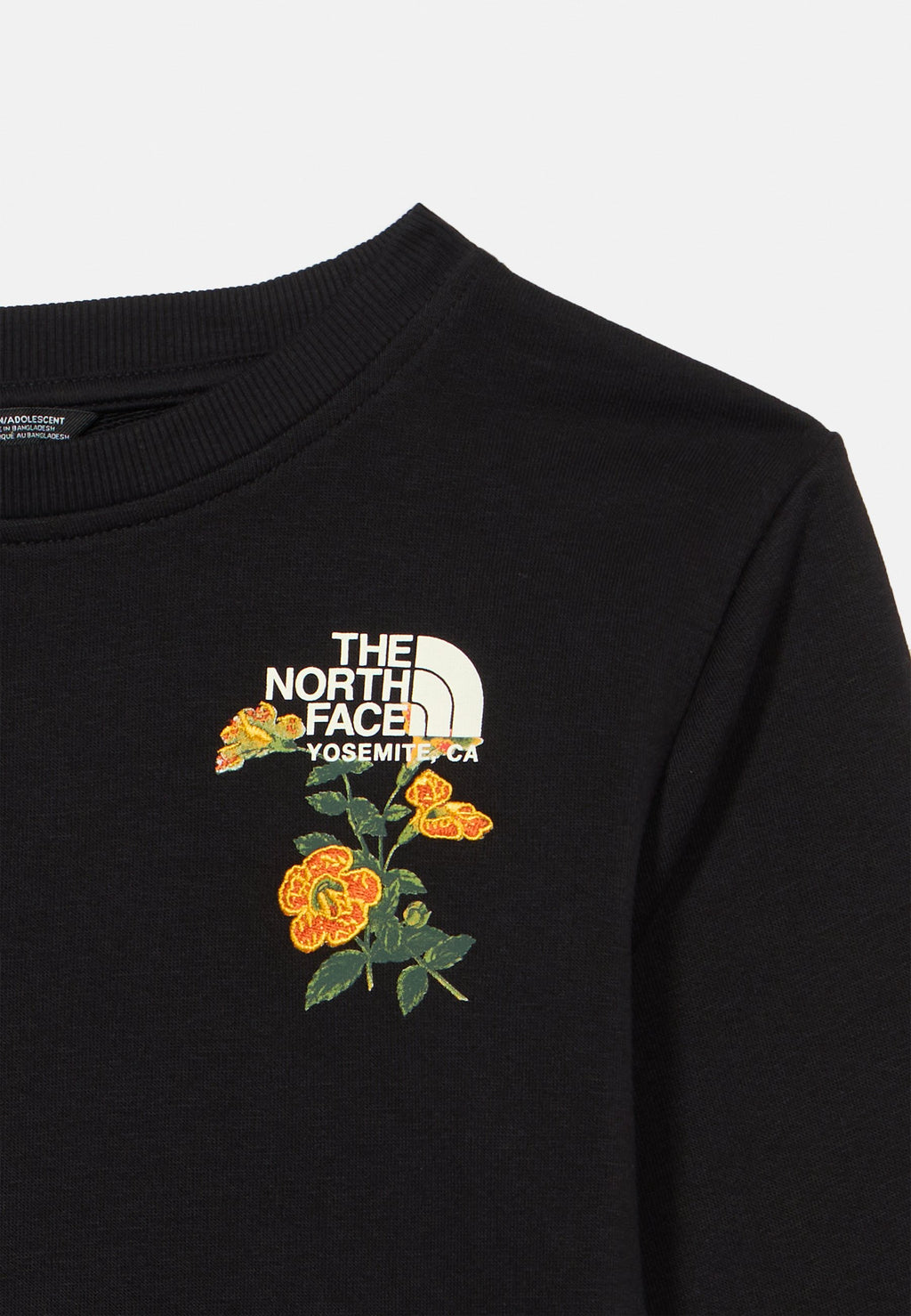 The North Face FLORA RELAXED CREW GRAPHIC