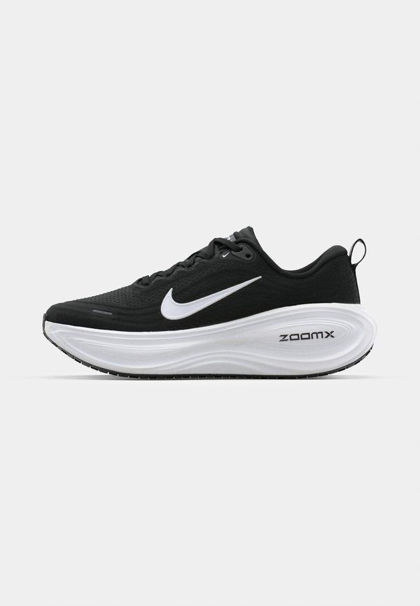 Nike Performance VOMERO PLUS - Road running shoes - black/white/cool grey/metallic dark grey/summit white