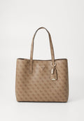 Guess MERIDIAN  GIRLFRIEND TOTE - Tote bag - latte