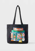 Nike Sportswear HERITAGE TOTE TEE UNISEX - Tote bag - black/stadium green/white