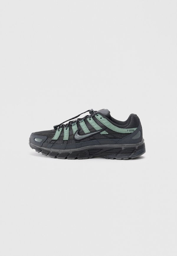 Nike Sportswear P 6000 UNISEX - Trainers - anthracite/iron grey/dark smoke grey/clay green/black/silver-coloured