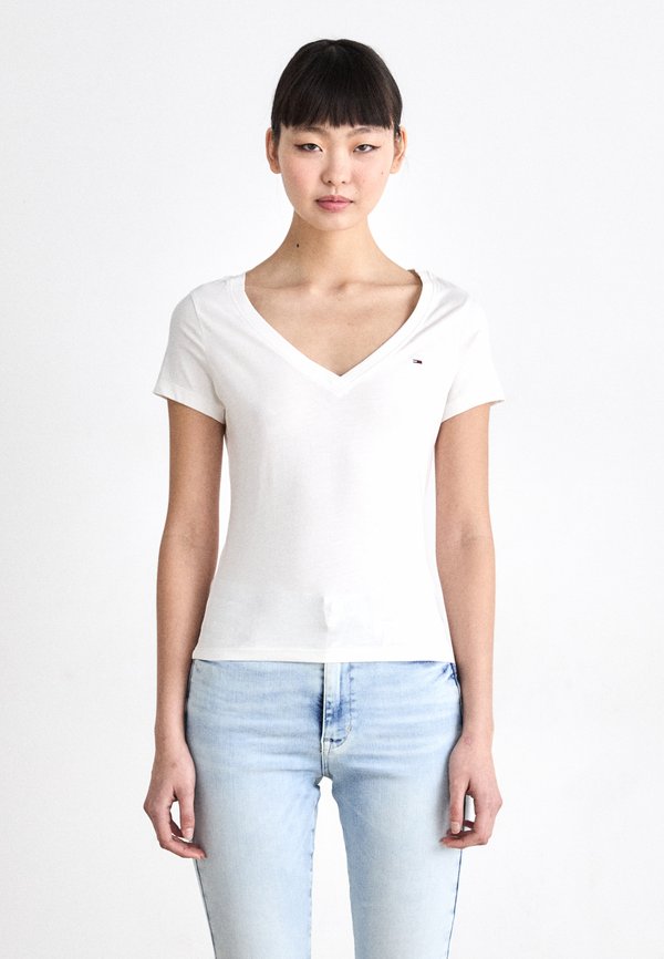 Tommy Jeans SLIM V NECK TEE
