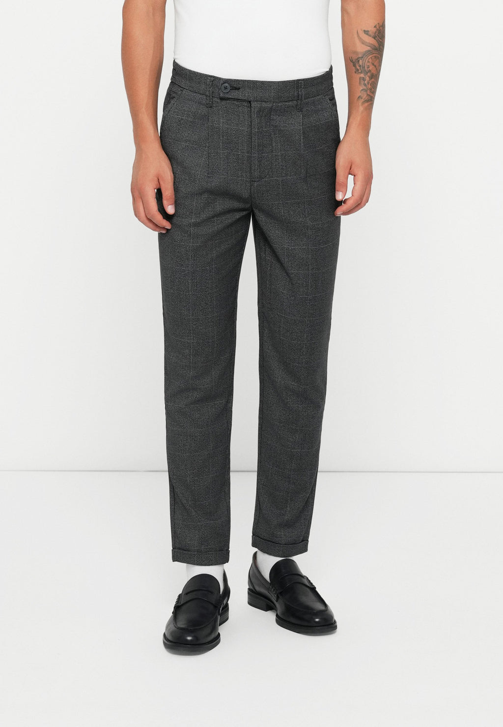 ONSLOU KALEB SLIM CHECK PANT Media 3
