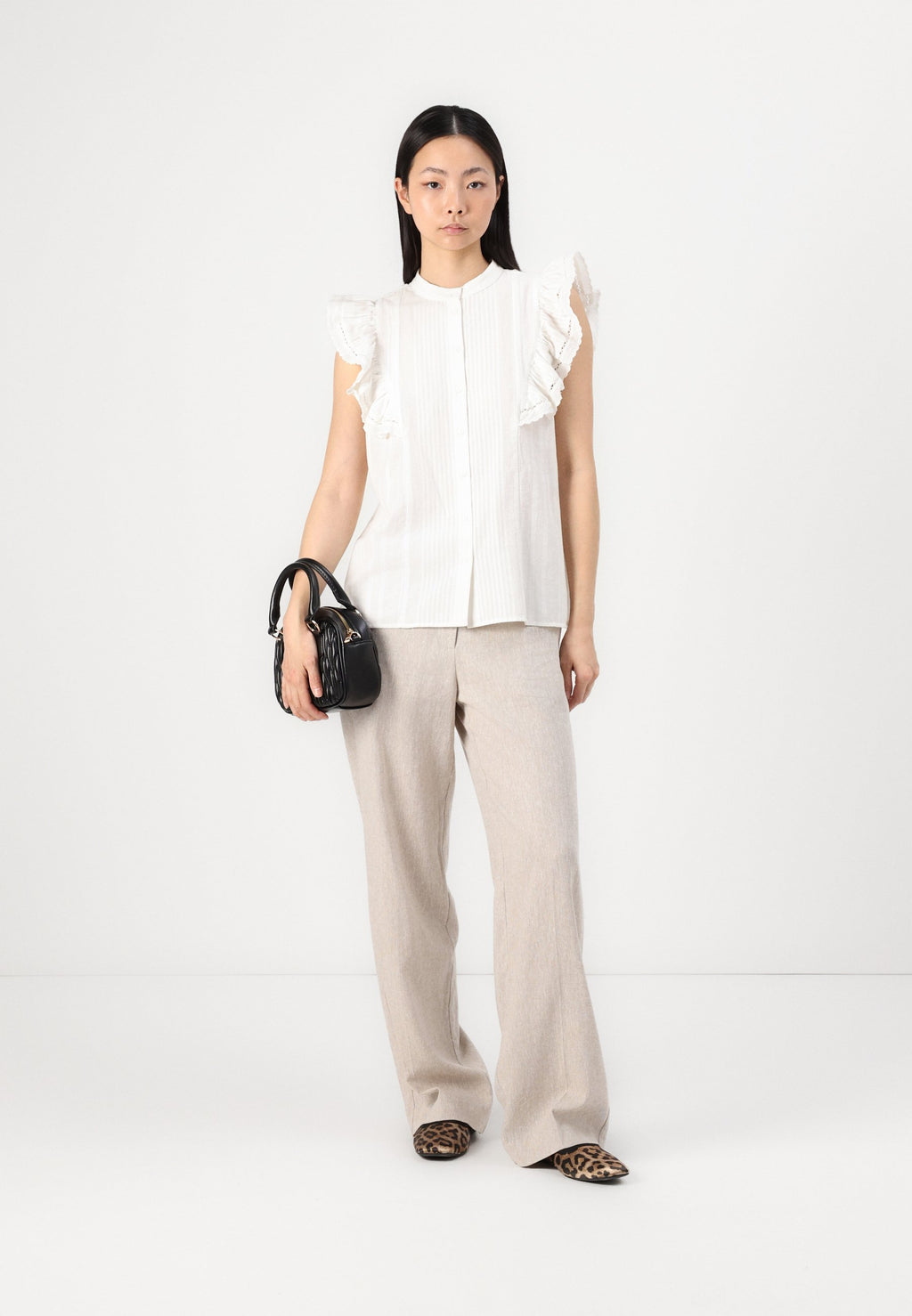 Selected Wide-leg tailored