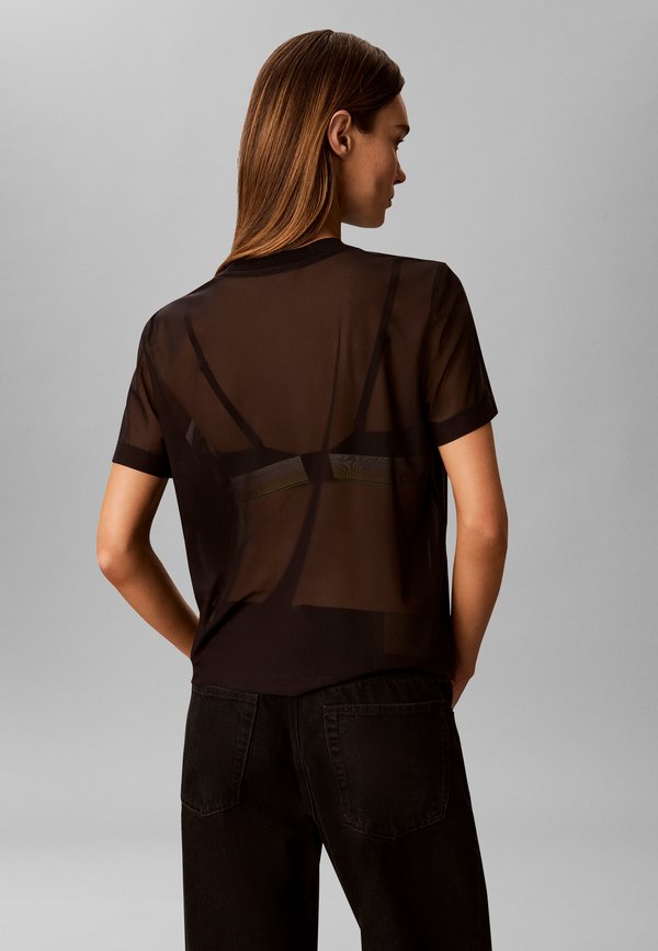 Calvin Klein Jeans PRIDE CREW TEE - Basic T-shirt - black