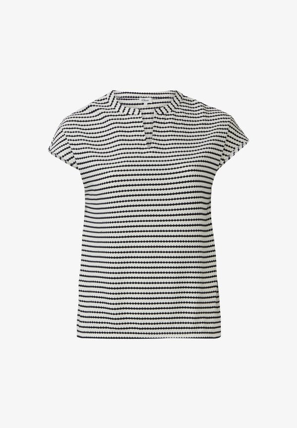 s.Oliver Print T-shirt - ecru