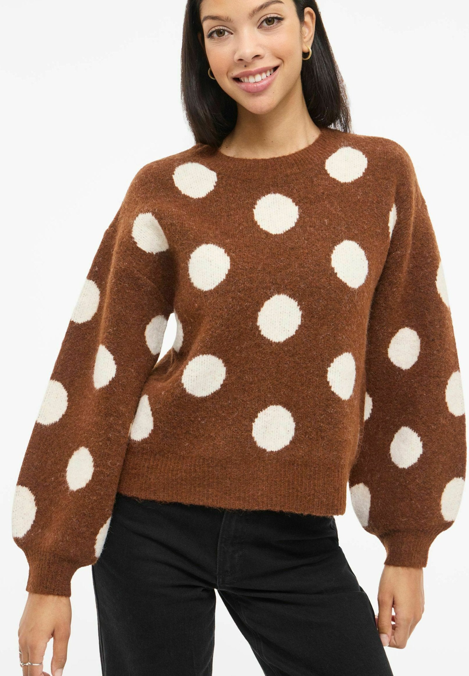 VILA Knitted VILUNA Round neck