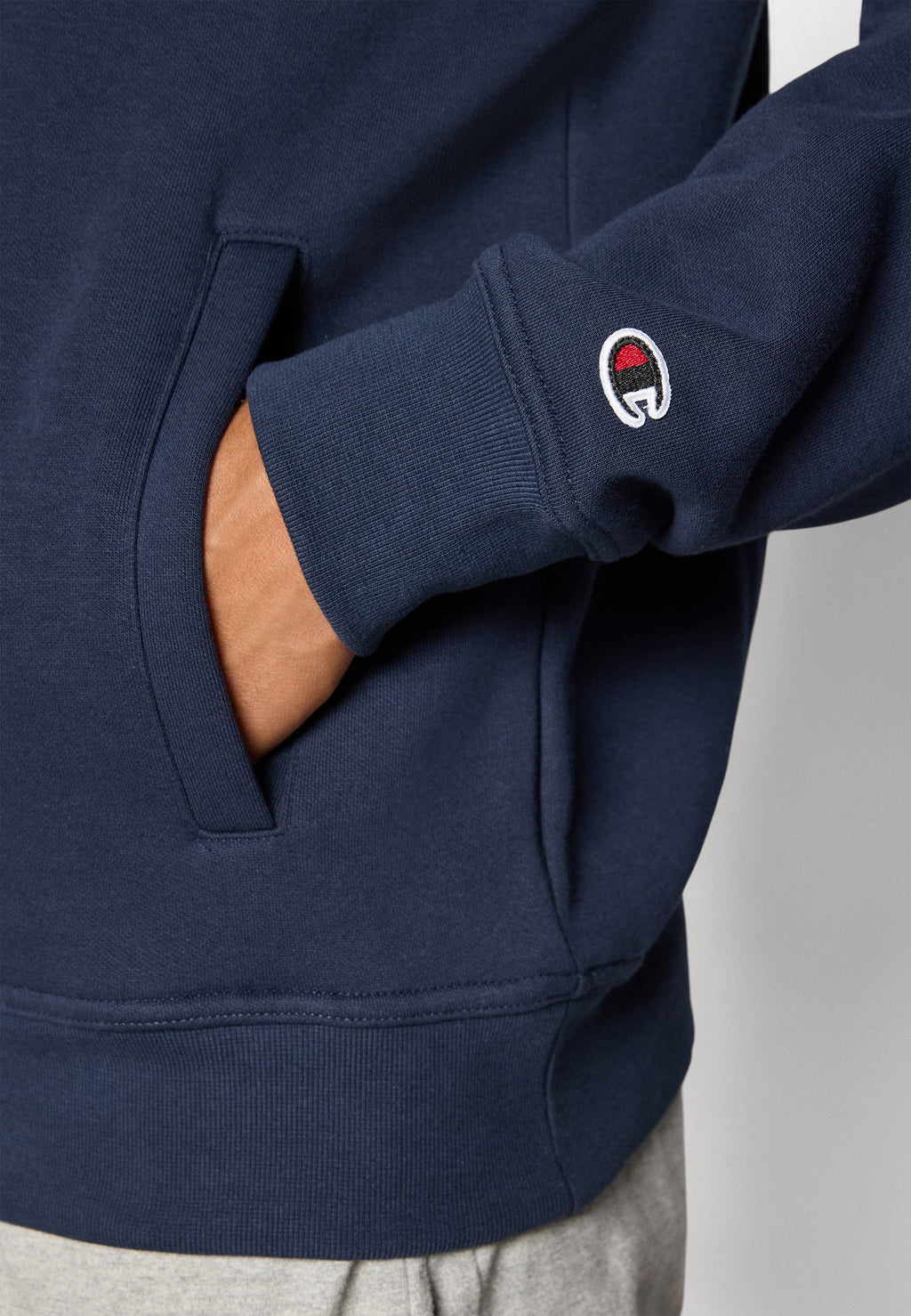 Champion ICONS TONAL HALF ZIP SMALL LOGO