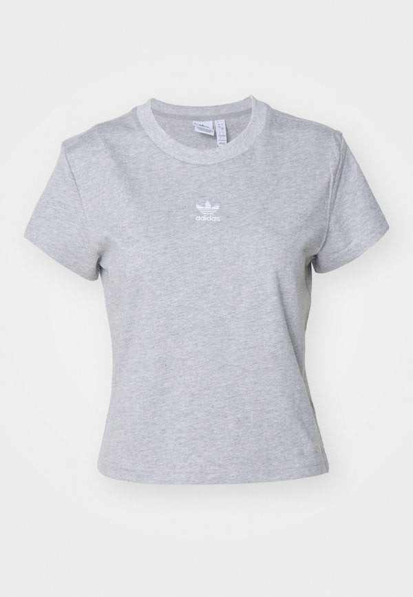 adidas Originals ESS SLIM TEE - Basic T-shirt - medium grey heather