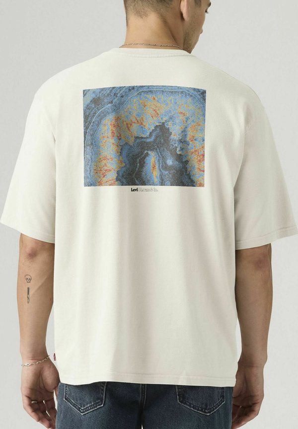 Levi's® TEE COSMIC SCENE PHANTOM - Print T-shirt - shadow greys
