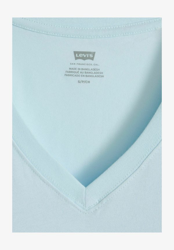 Levi's® FAVORITE V-NECK HM PEACOAT - Print T-shirt - classic peacoat blue – country air