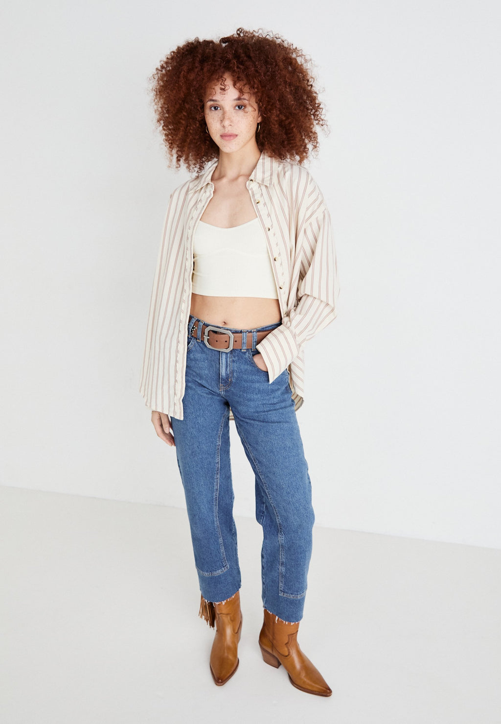 Free People STRIPED VARSITY VIBES