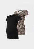 ONLY MATERNITY OLMLOVELY LIFE O NECK 2 PACK