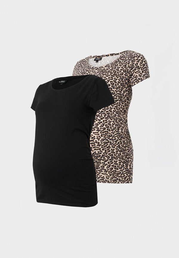ONLY MATERNITY OLMLOVELY LIFE O NECK 2 PACK