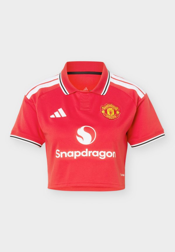 adidas Performance MANCHESTER UNITED 26/27 HOME CROP - Club wear - red