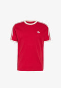 adidas Originals ADIDAS ORIGINALS DROP NEEDLE 3-STRIPES TEE - Print T-shirt - team victory red