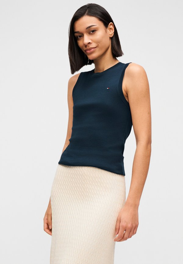 Tommy Hilfiger FINE CABLE KNIT MIDI A-LINE SKIRT