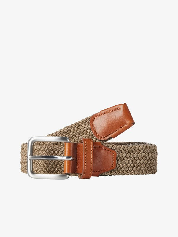 Jack & Jones Braided belt - incense