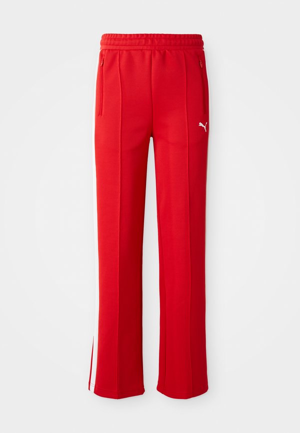 Puma T7 ALWAYS ON STRAIGHT TRACK PANTS OP - Tracksuit bottoms - for all time red