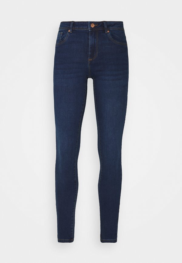 Vero Moda VMTANYA PIPING - Jeggings - dark blue denim