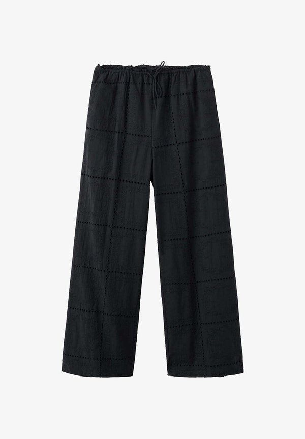 Mango ADULT - Trousers - black