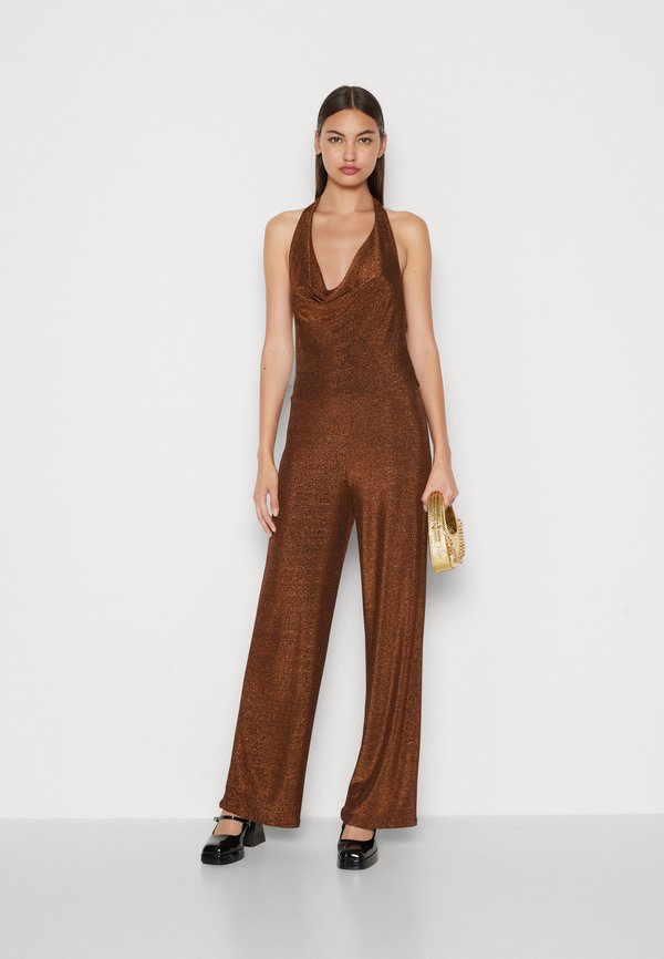 WAL G. PARTY ROMI COWL NECK GLITTER