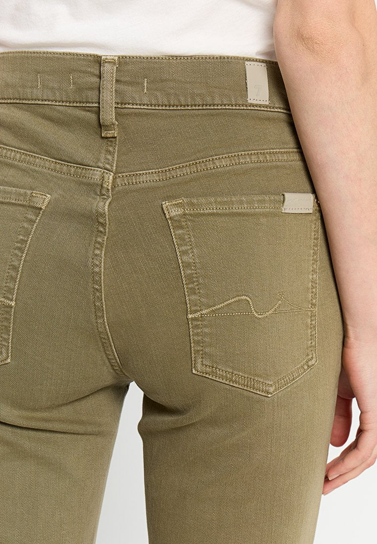 7 for all mankind THE STRAIGHT CROP COLORED STRETCH SAGE