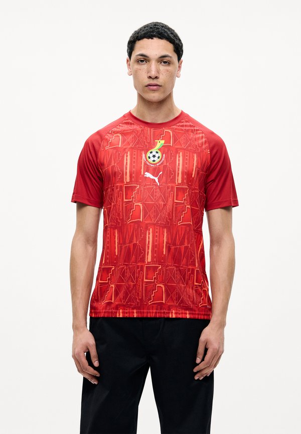 Puma GHANA FA WARM UP PERFORMANCE - Football jersey - dark crimson/red
