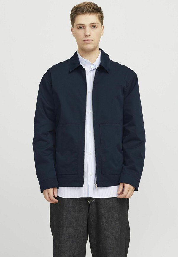 Jack & Jones JJWINSON WORKER - Summer jacket - navy blazer
