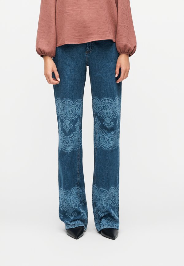 Vero Moda VMTESSA - Straight leg jeans - medium blue denim