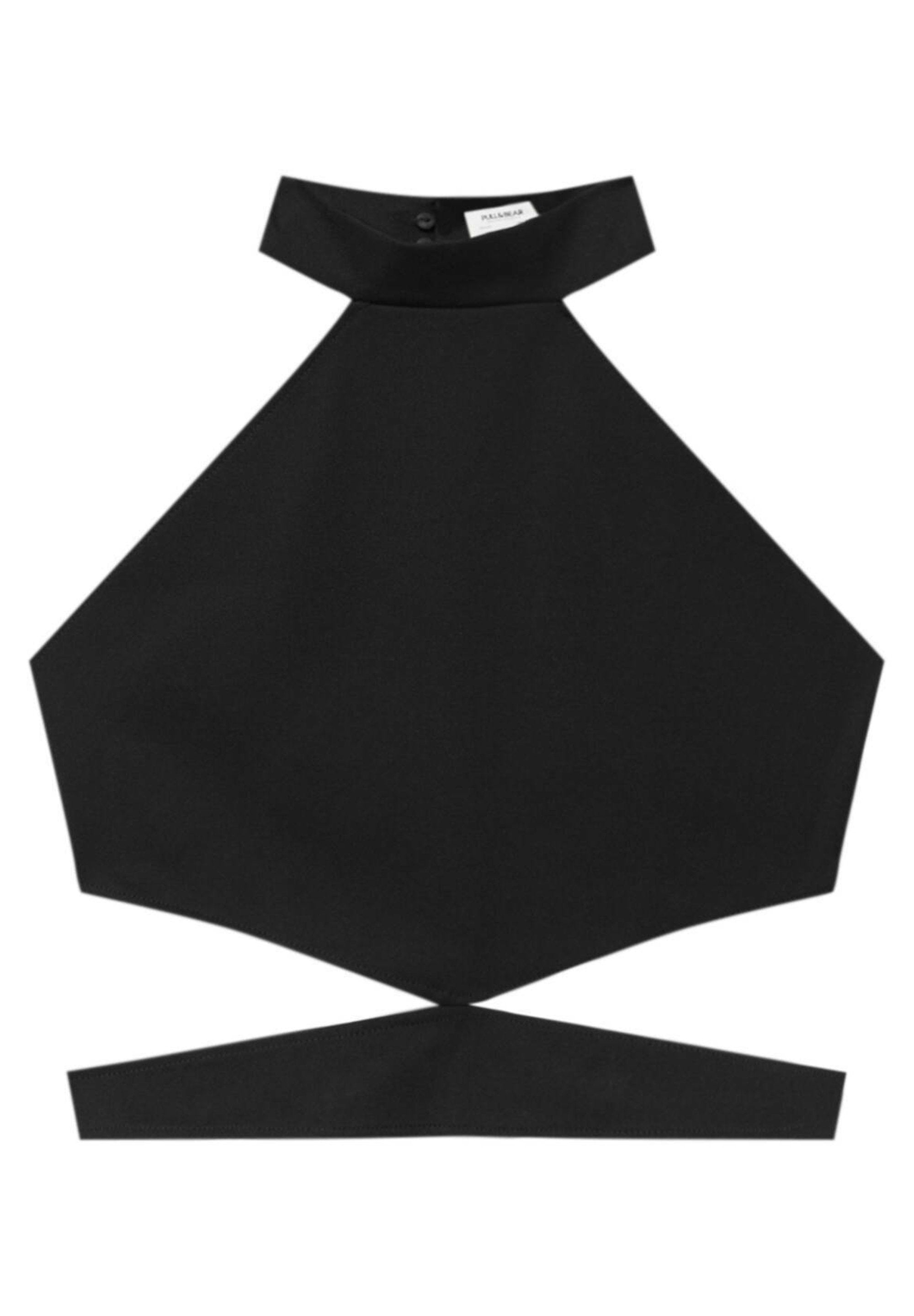 PULL&BEAR CUT-OUT HALTER NECK