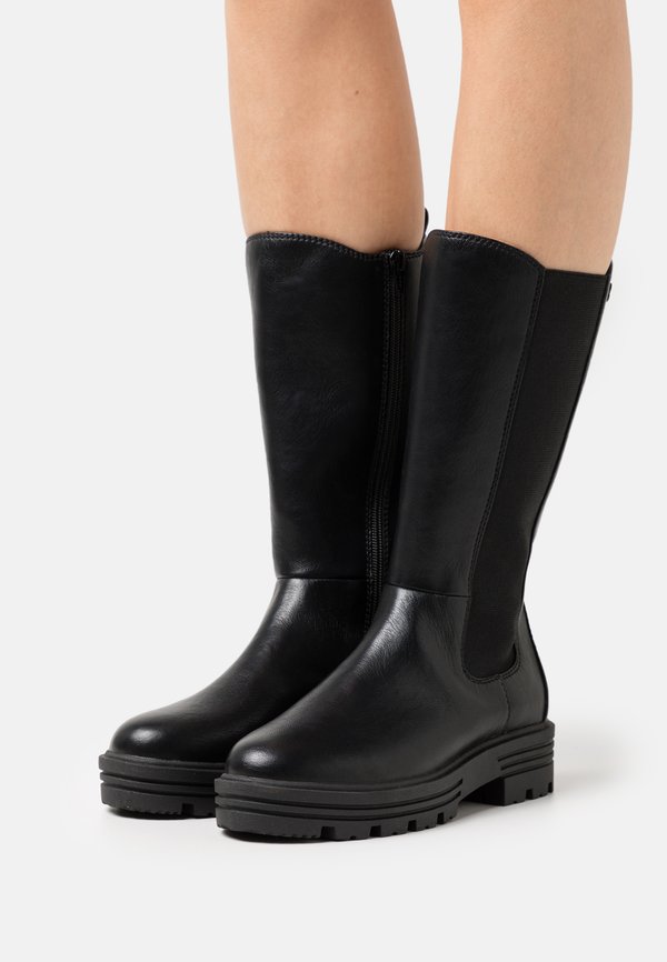 s.Oliver Platform boots - black