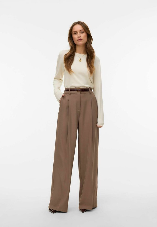 Vero Moda VMSILJE LS O-NECK PULLOVER NOOS - Jumper - birch