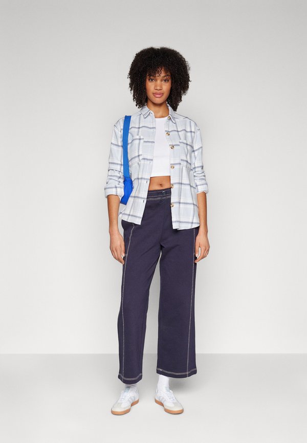 Even&Odd by Zalando LOOK WIDE LEG JOGGERS WITH CONTRAST STITCHING