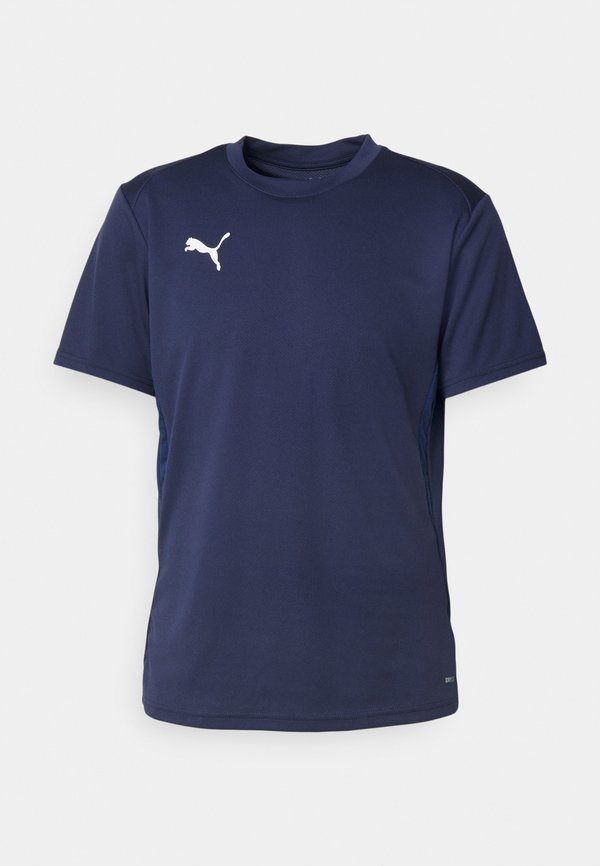 Puma TEAMGOAL - Sports T-shirt - navy/white/persian blue