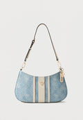 Guess NOELLE II TOP ZIP SHOULDER BAG - Handbag - blue