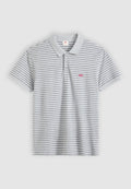 Levi's® Polo shirt - gus stripe midtone grey heather pique