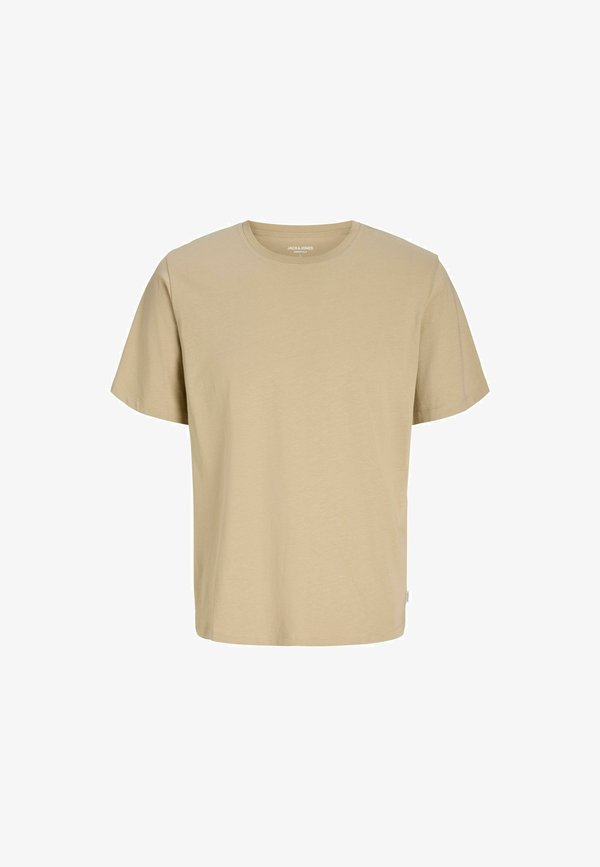Jack & Jones JJEORGANIC BASIC TEE SS O-NECK NOOS - Basic T-shirt - fields of rye